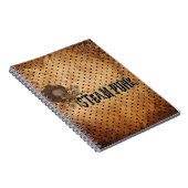 Steampunk-Wortcollage Notizblock (Rechte Seite)