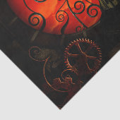 Steampunk, wunderbare steampunk Dame in der Nacht Seidenpapier (Ausschnitt)