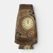 Steampunk, wunderbare Uhr Flaschenkühler (Vorderseite)
