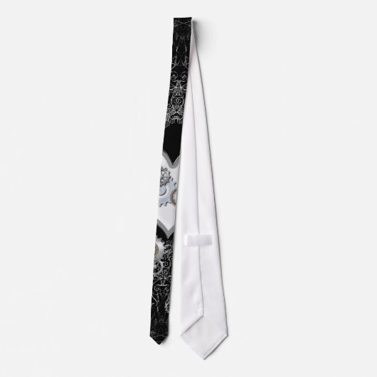 Steampunk, wunderbares Herz Krawatte (Rückseite)