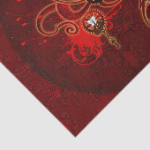 Steampunk, wunderbares Herz Seidenpapier (Ausschnitt)