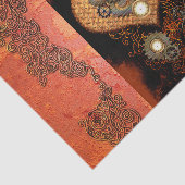 Steampunk, wunderbares Herz Seidenpapier (Ausschnitt)