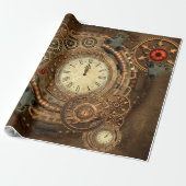 Steampunk, wunderbares Uhrwerk Geschenkpapier (Ungerollt)