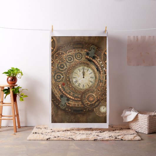 Steampunk, wunderbares Uhrwerk Stoff (Beispiel)
