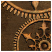 Steampunk, wunderbares Uhrwerk Stoff (Muster)