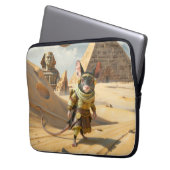 Steampunk-Wüstenforscher-Maus Laptopschutzhülle (Vorderseite Links)