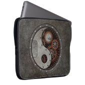 Steampunk Yin Yang Laptopschutzhülle (Vorne Rechts)