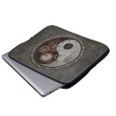 Steampunk Yin Yang Laptopschutzhülle (Vorne Knopf)