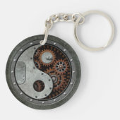Steampunk Yin Yang Schlüsselanhänger (Rückseite)