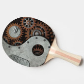 Steampunk Yin Yang Tischtennis Schläger (Seitenansicht)