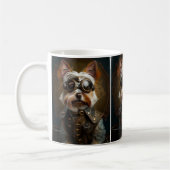 Steampunk Yorkie Coffee Tasse (Links)