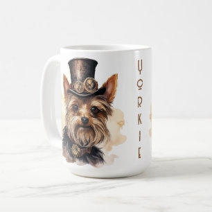 Steampunk-Yorkshire-Terrier-Hund Kaffeetasse