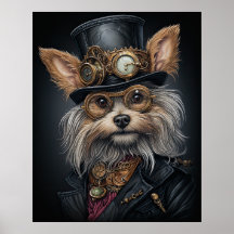 STEAMPUNK YORKSHIRE TERRIER