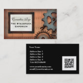 Steampunk Zahn-Gewohnheits-Visitenkarten Visitenkarte (Vorne/Hinten)