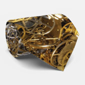 Steampunk Zahnräder Krawatte Schlips (Gerollt)