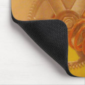 Steampunk-Zahnräder Mechanik-Design Mousepad (Ecke)