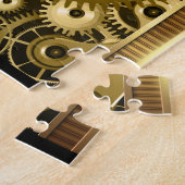 Steampunk Zahnräder Puzzle (Seite)