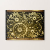 Steampunk Zahnräder Puzzle (Horizontal)