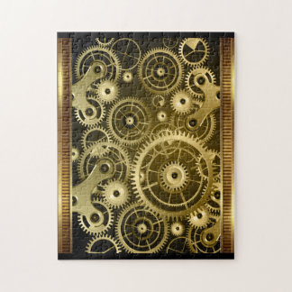Steampunk Zahnräder Puzzle
