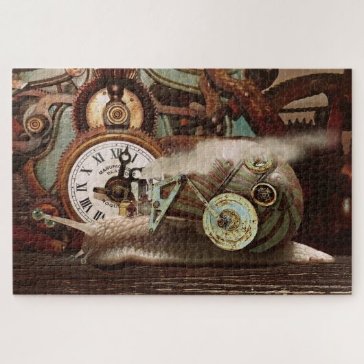 Steampunk-Zeit-Rätsel Puzzle (Horizontal)