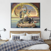 Steampunk - Zeitangriffe Leinwanddruck (Insitu (Schlafzimmer))