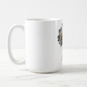 Steampunk-Zeitblüte: Mechanische Natur-Engine Kaffeetasse (Links)