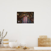 Steampunk-Zeiteingangstüren Poster (Küche)