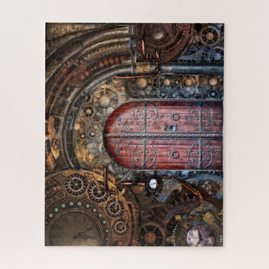Steampunk-Zeiteingangstüren Puzzle (Vertikal)