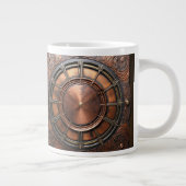 Steampunk-Zeitleiste Jumbo-Tasse (Rechts)
