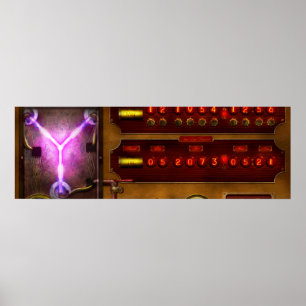 Steampunk - Zeitlicher Fluss Poster