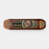 Steampunk - Zug - Bremszylinder Skateboard (Horizontal)