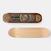 Steampunk - Zug - Bremszylinder Skateboard (Horizontal)