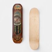 Steampunk - Zug - Bremszylinder Skateboard (Vorderseite)