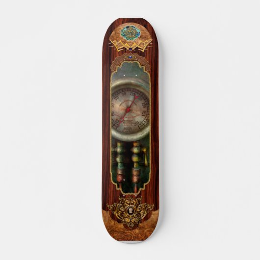 Steampunk - Zug - Bremszylinder Skateboard (Vorne)
