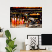 Steampunk - Zug - Der Superexpress Poster (Heimbüro)