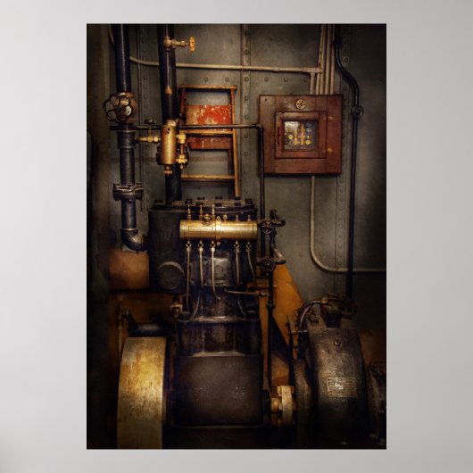 Steampunk - Zurück im Motor Poster (Vorne)