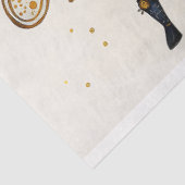 Steampunkbienen Toasting mit Wein AM8 Decoupage Seidenpapier (Ausschnitt)