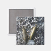 Steampunkcharms Magnet (Vorderseite/Rückseite)