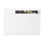 Steampunkdrachenfliegen auf braunem, gestreiften H (Rückseite)