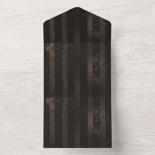 Steampunkdrachenfliegen auf braunem, gestreiften H All In One Einladung (Innen Boden)