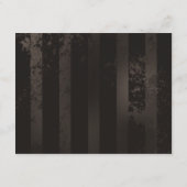 Steampunkdrachenfliegen auf braunem, gestreiften H Begleitkarte (Rückseite)