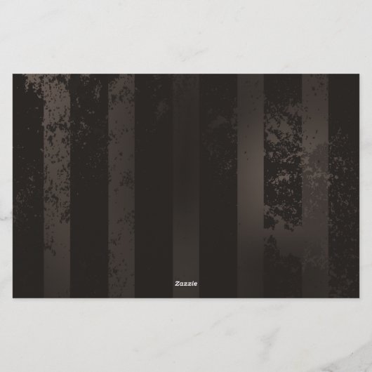 Steampunkdrachenfliegen auf braunem, gestreiften H Briefpapier (Rückseite)