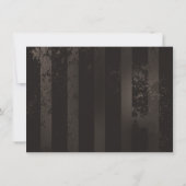 Steampunkdrachenfliegen auf braunem, gestreiften H Dankeskarte (Rückseite)