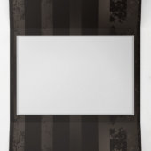 Steampunkdrachenfliegen auf braunem, gestreiften H Dreifach Gefaltete Ankündigung (Innenseite Mitte)