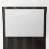 Steampunkdrachenfliegen auf braunem, gestreiften H Dreifach Gefaltete Karte (Innen Erste Seite)