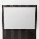 Steampunkdrachenfliegen auf braunem, gestreiften H Dreifach Gefaltete Urlaubskarte (Innen Erste Seite)