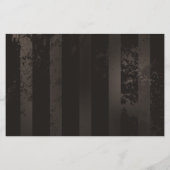 Steampunkdrachenfliegen auf braunem, gestreiften H Flyer (Hinten)