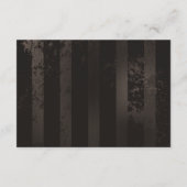 Steampunkdrachenfliegen auf braunem, gestreiften H Hinweiskarte (Rückseite)