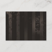 Steampunkdrachenfliegen auf braunem, gestreiften H Hinweiskarte (Rückseite)