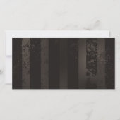 Steampunkdrachenfliegen auf braunem, gestreiften H Karte (Rückseite)